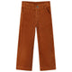 Vidaxl KinderBroek 116 Rippen -Samt Cognac gefärbt