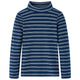 Vidaxl Kinderhemd mit langen Ärmeln 140 Marineblau
