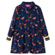 Vidaxl Kinderkleid mit langen Ärmeln 104 Marineblau