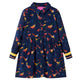 Vidaxl Kinderkleid mit langen Ärmeln 116 Marineblau