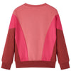 Vidaxl Kinderpullover Farbblock 92 Pink und Hennakligent