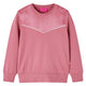 Vidaxl Kinderpullover Velvet Patchwork 128 Himbeerfarbe