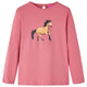 Vidaxl Kinderhemd mit langen Ärmeln 116 Old Pink