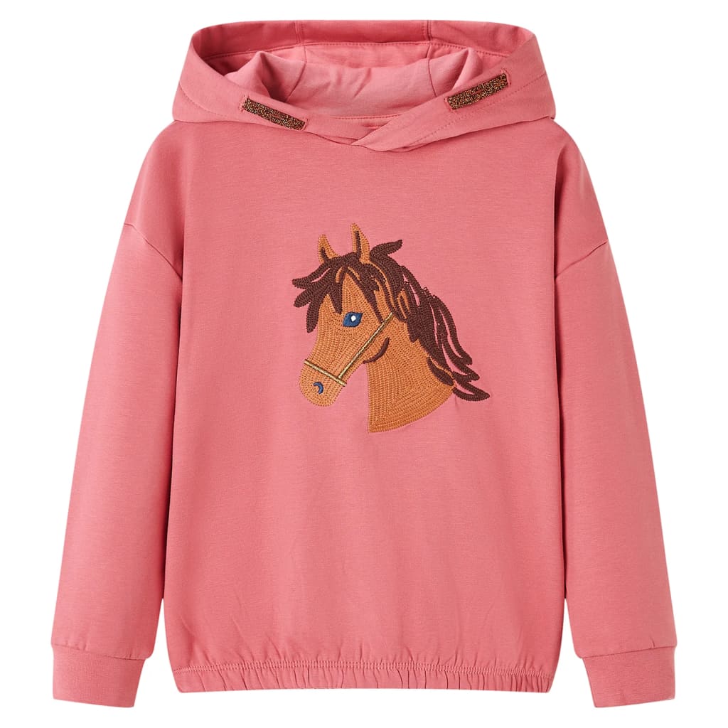 Vidaxl Kinderpullover mit Hood 128 Old Pink