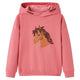 Vidaxl Kinderpullover mit Hood 128 Old Pink