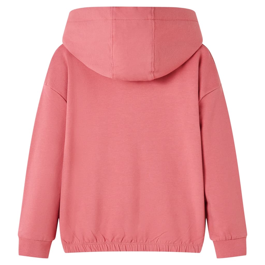 Vidaxl Kinderpullover mit Hood 128 Old Pink