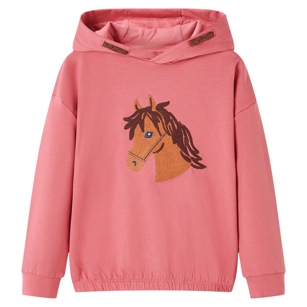 Vidaxl Kinderpullover mit Hood 140 Old Pink