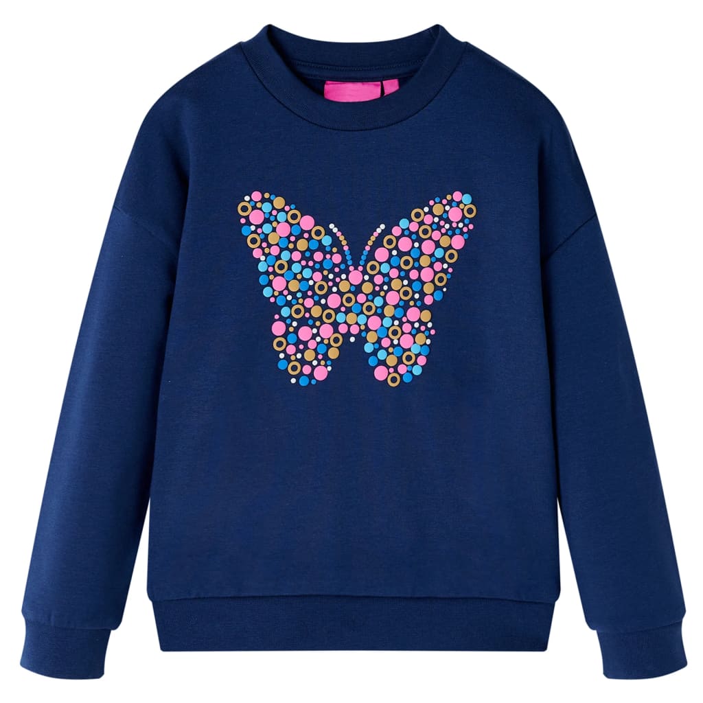 Vidaxl Kinderpullover 104 Marineblau