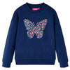 Vidaxl Kinderpullover 116 Marineblau
