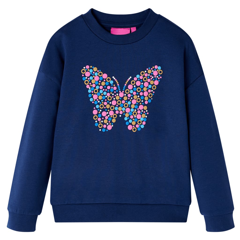 Vidaxl Kinderpullover 140 Marineblau