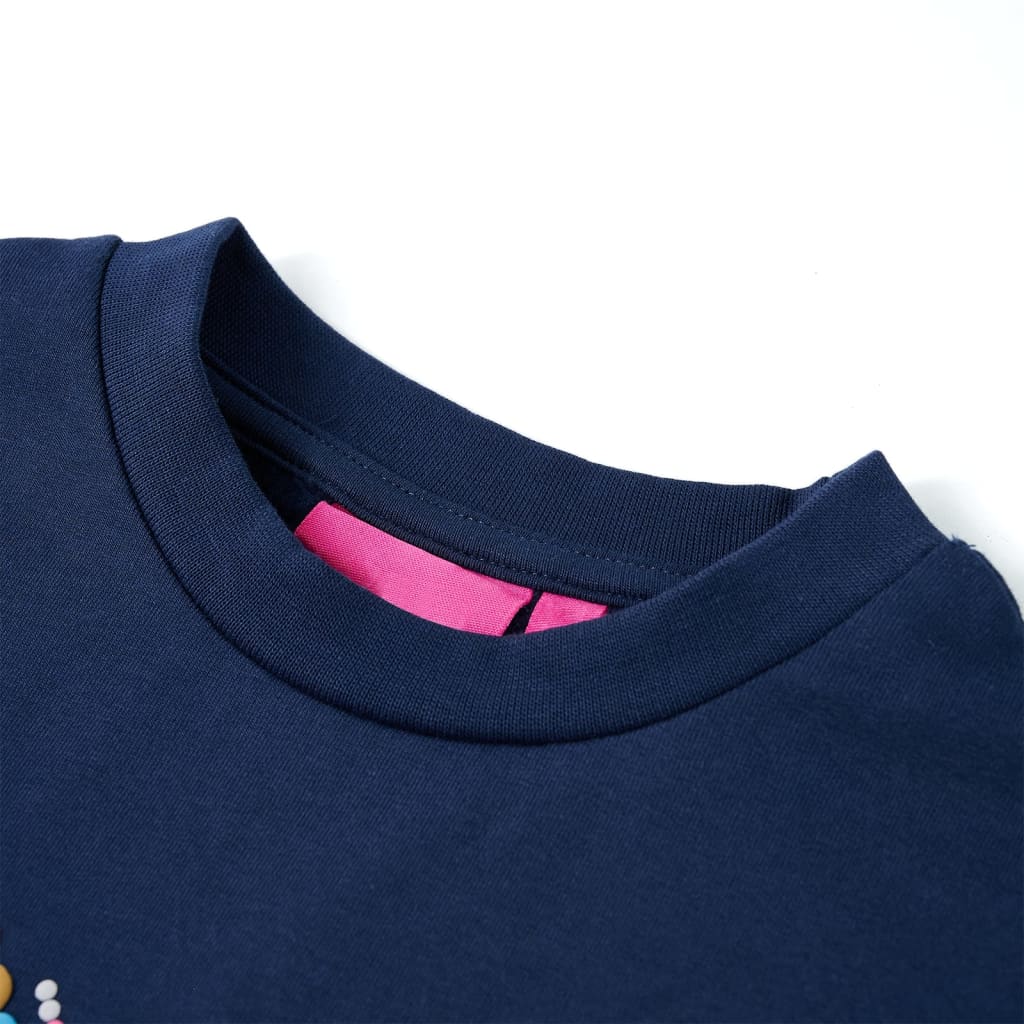 Vidaxl Kinderpullover 140 Marineblau