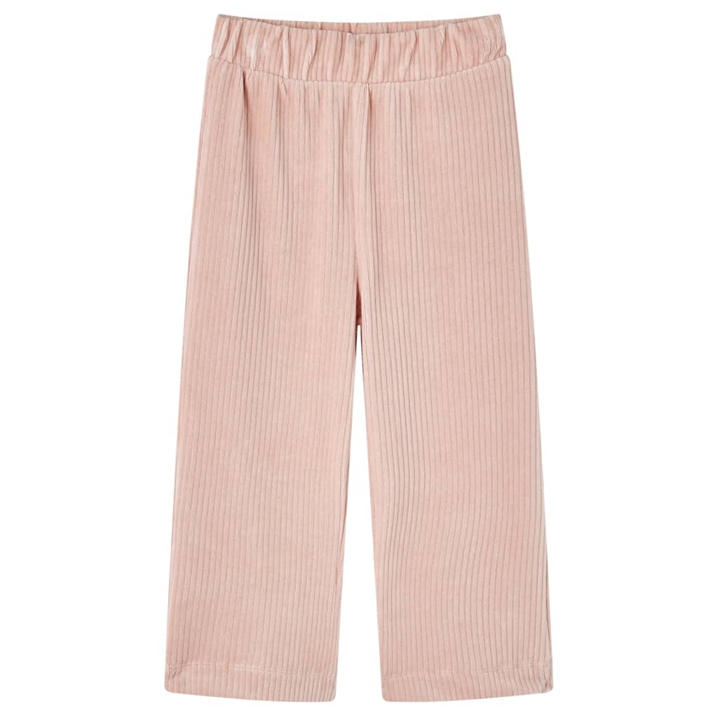 Vidaxl Kinderbroek 116 Rippenlasse hellrosa