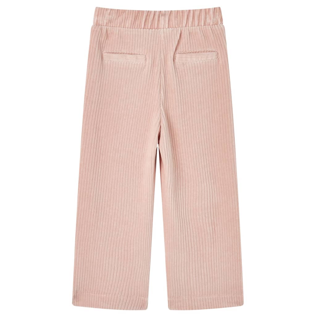 Vidaxl Kinderbroek 116 Rippenlasse hellrosa
