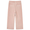 Vidaxl Kinderbroek 140 Rippen Samt hellrosa