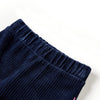 Vidaxl Kinderbroek 140 Rippen Velvet Marine Blau