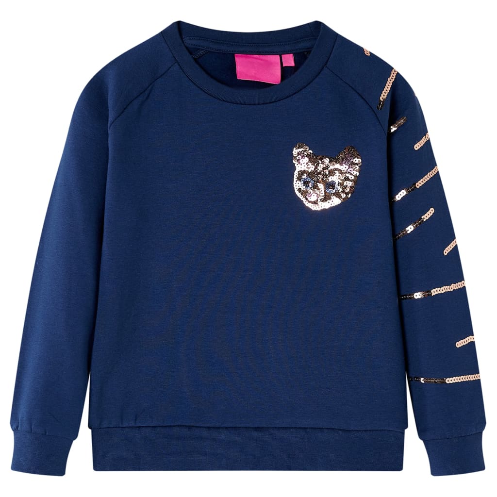 Vidaxl Kinderpullover 140 Marineblau