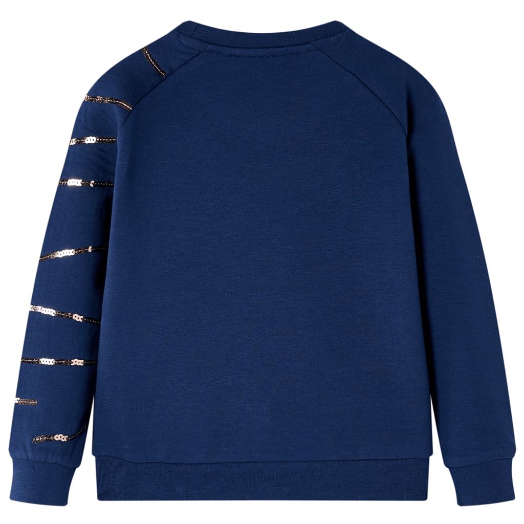 Vidaxl Kinderpullover 140 Marineblau