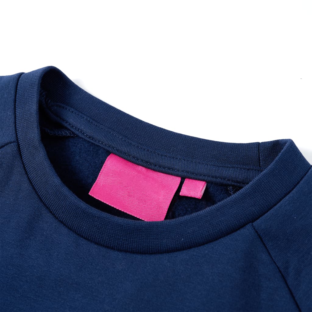 Vidaxl Kinderpullover 140 Marineblau