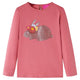 Vidaxl Kinderhemd mit langen Ärmeln 128 Old Pink