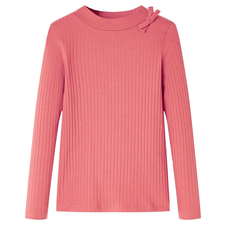 Vidaxl Kinderhemd mit langen Ärmeln 92 Old Pink