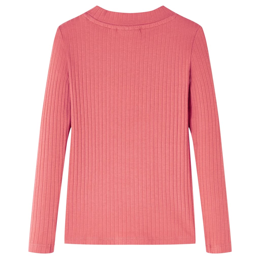Vidaxl Kinderhemd mit langen Ärmeln 92 Old Pink