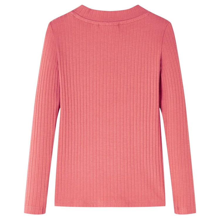 Vidaxl Kinderhemd mit langen Ärmeln 92 Old Pink