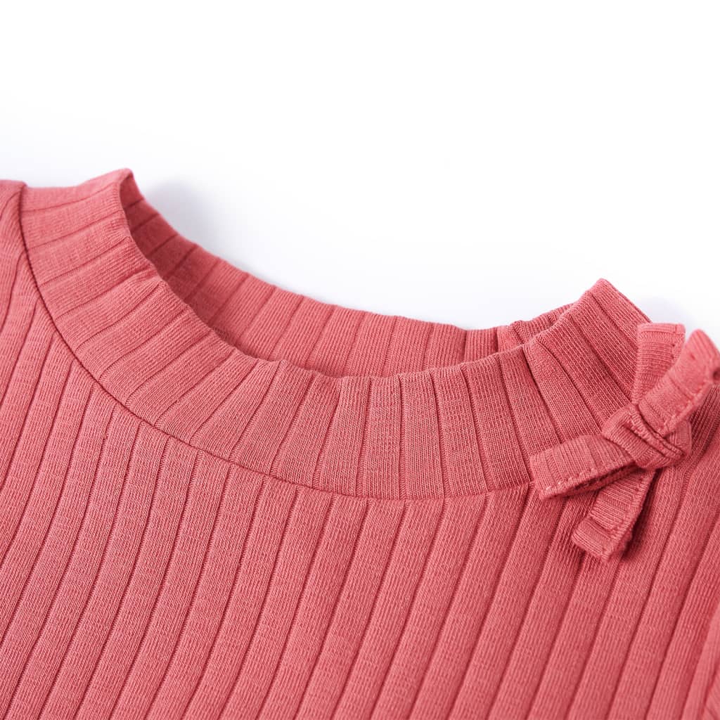 Vidaxl Kinderhemd mit langen Ärmeln 92 Old Pink