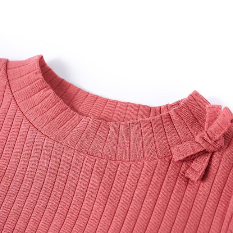 Vidaxl Kinderhemd mit langen Ärmeln 92 Old Pink