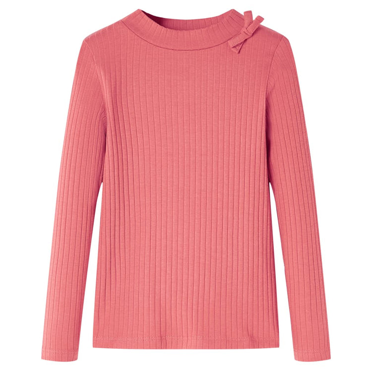 Vidaxl Kinderhemd mit langen Ärmeln 116 Old Pink