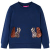 Vidaxl Kinderpullover 104 Marineblau