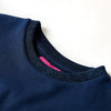 Vidaxl Kinderkleid mit langen Ärmeln 116 Marineblau