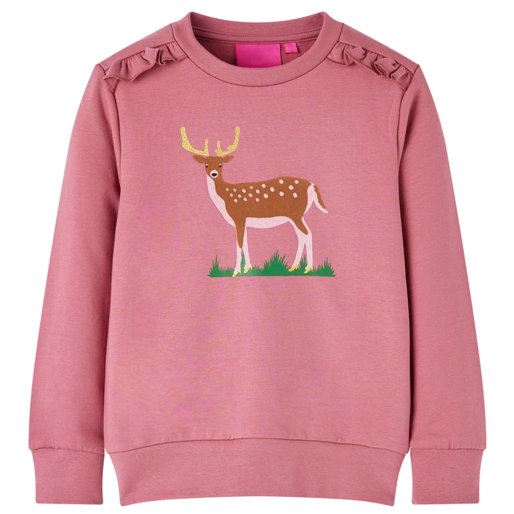Vidaxl Kinderpullover 92 Himbeerfarbe