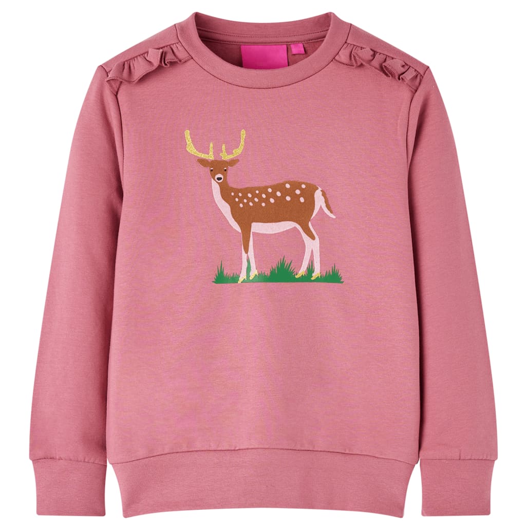 Vidaxl Kinderpullover 116 Himbeerfarbe