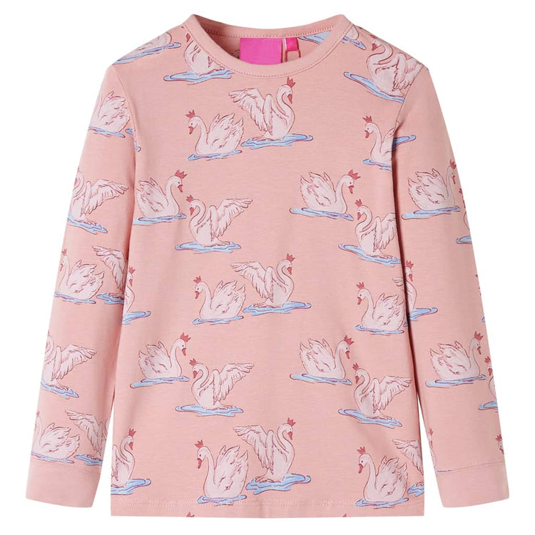 Vidaxl Kinderpyjamas mit Langhülsen 116 hellrosa