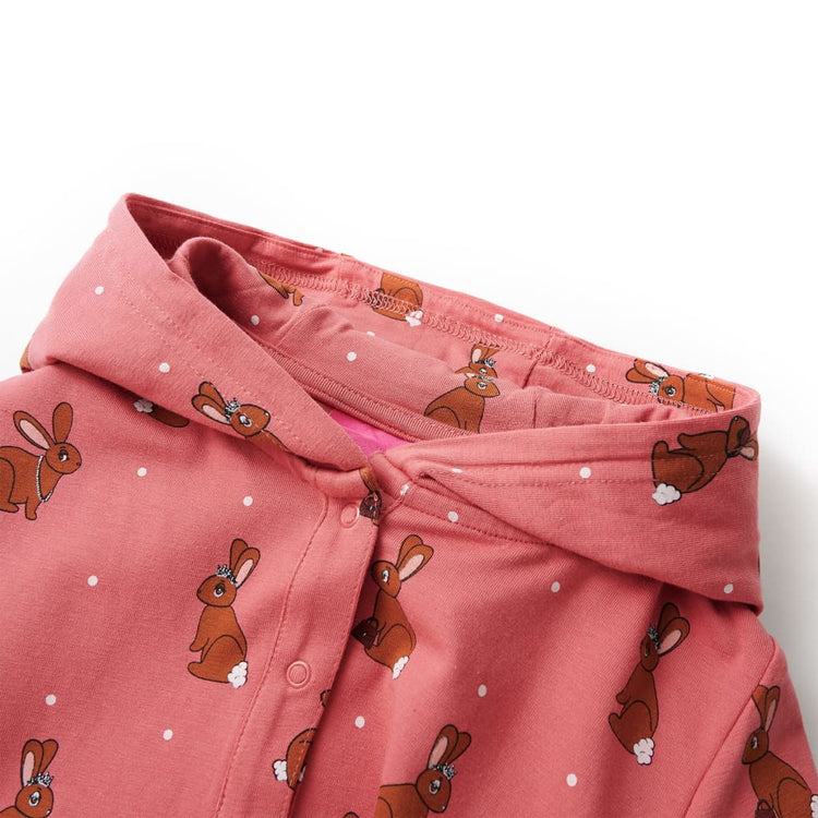Vidaxl Kindersesia mit Hoodchon 104 Old Pink