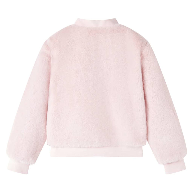 Vidaxl Kinderjacke 116 Kunstversorgung weiches Rosa