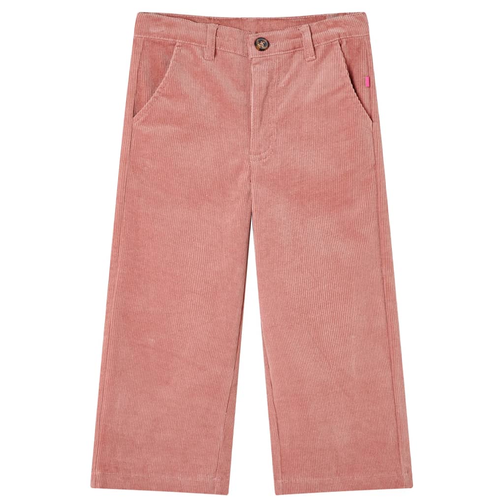 Vidaxl Kinderbroek 92 Rippenlasse altrosa