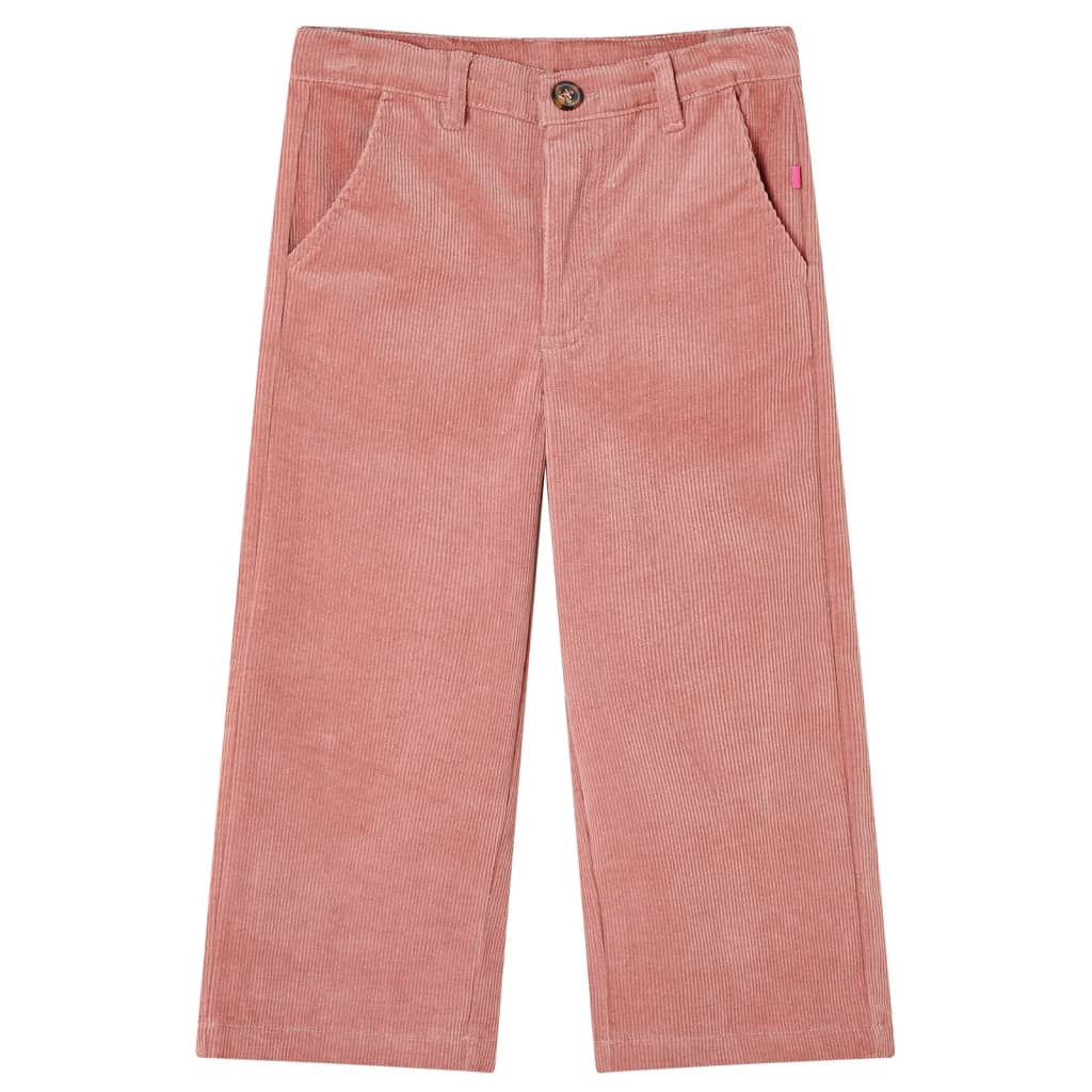 Vidaxl Kinderbroek 104 Rippenlasse altrosa