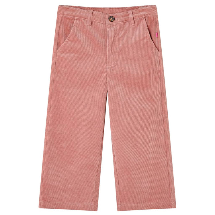 Vidaxl Kinderbroek 104 Rippenlasse altrosa