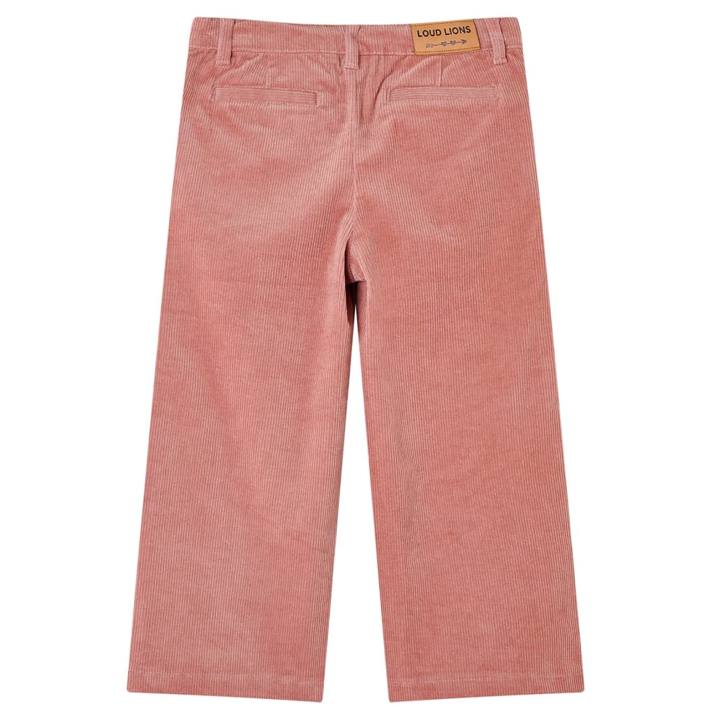 Vidaxl Kinderbroek 116 Rippenlasse altrosa