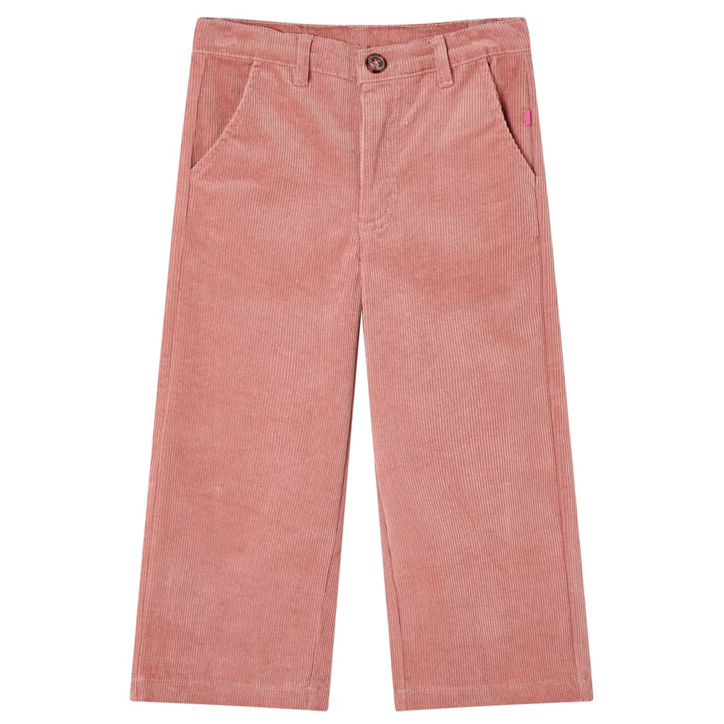 Vidaxl Kinderbroek 140 Rippenlasse altrosa