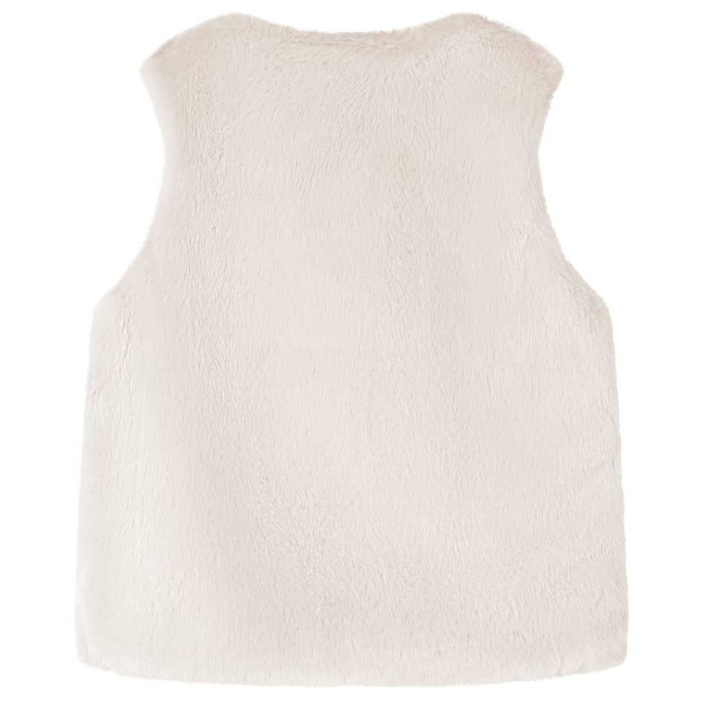 Vidaxl Kinderjacke 92 kunstvacht Beige