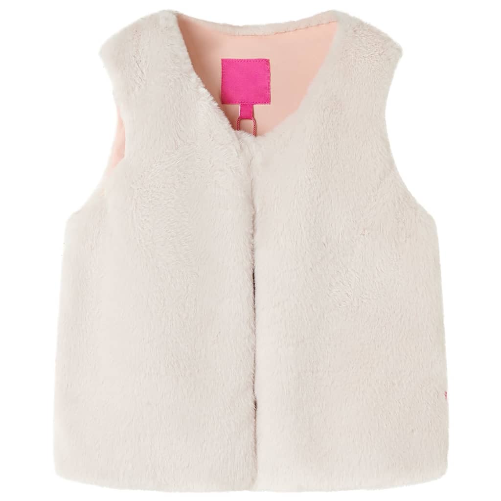 Vidaxl Kinderjacke 104 Kunstversorgung Beige