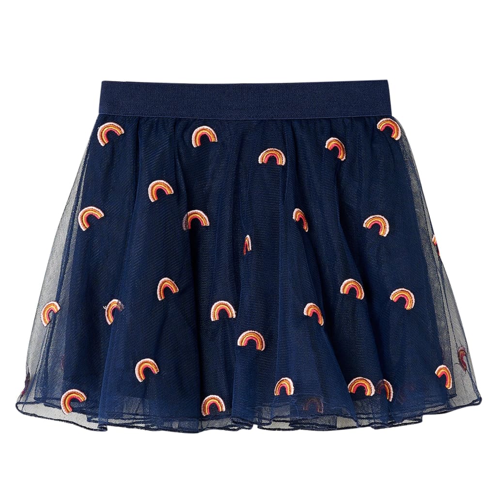 Vidaxl Kinderrock mit Tulle 140 Marineblau