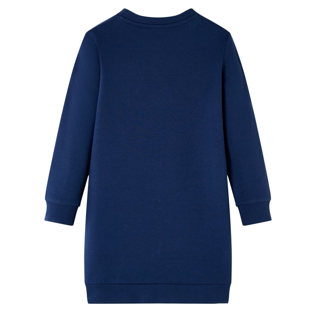 Vidaxl Kinderkleid 92 Marineblau