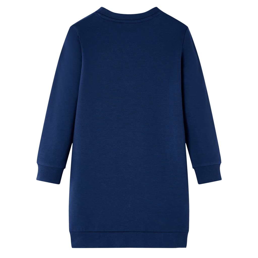 Vidaxl Kinderkleid 128 Marineblau