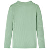 Vidaxl -Kinderhemd mit Langarm Low Col 92 Darkmint -Colored