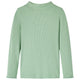 Vidaxl -Kinderhemd mit Langhärme Low Col 140 Darkmint -Colored