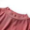 Vidaxl -Kinderhemd mit Langarm Low Col 92 Red -Brown