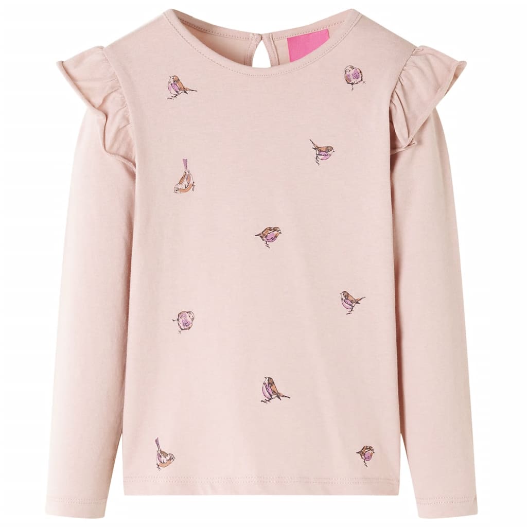 Vidaxl Kinderhemd mit Langarm 92 Pink